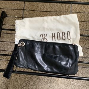 Hobo leather clutch